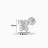 Wholesale Puncture Jewelry Titanium Alloy Heart Shape Electroplated For Women