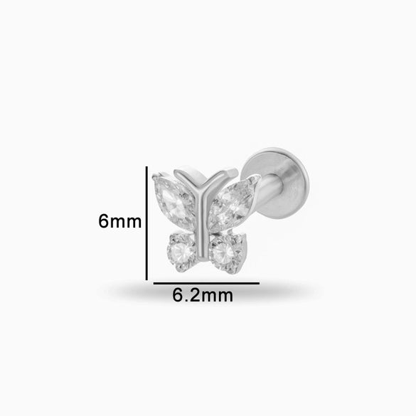 Wholesale Puncture Jewelry Titanium Alloy Heart Shape Electroplated For Women