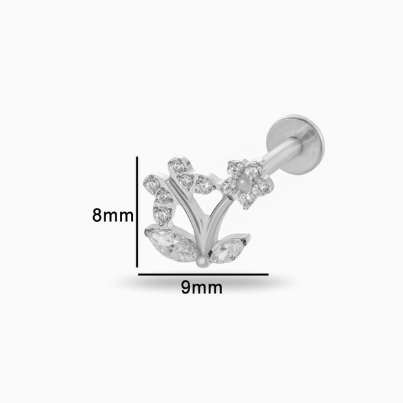 Wholesale Puncture Jewelry Titanium Alloy Heart Shape Electroplated For Women