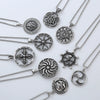 Wholesale Punk Jewelry Retro Round Stainless Steel Geometric Polished
