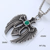 Wholesale Punk Necklace With Stainless Steel Geometric Pattern Fivepointed Star And Devil's Eye Design Polished