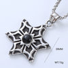 Wholesale Punk Necklace With Stainless Steel Geometric Pattern Fivepointed Star And Devil's Eye Design Polished
