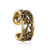 Wholesale Punk Retro Hollow Alloy Ear Clips For Women With Geometric Design And Electroplating