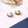 Wholesale Punk Retro Hollow Alloy Ear Clips For Women With Geometric Design And Electroplating