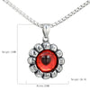 Wholesale Punk Retro Male Titanium Steel Pendant Necklace With Roman Numeral Devil's Eye Pattern And Casting Process