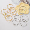 Wholesale Punk Style Exaggerated Hollow Geometric Iron Electroplated Unisex Bracelet