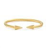 Wholesale Punk Style Open Titanium Steel Geometric Nail Bracelet Unisex