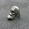 Wholesale Punk Style Stainless Steel Skull Beard Ring For Men Polished