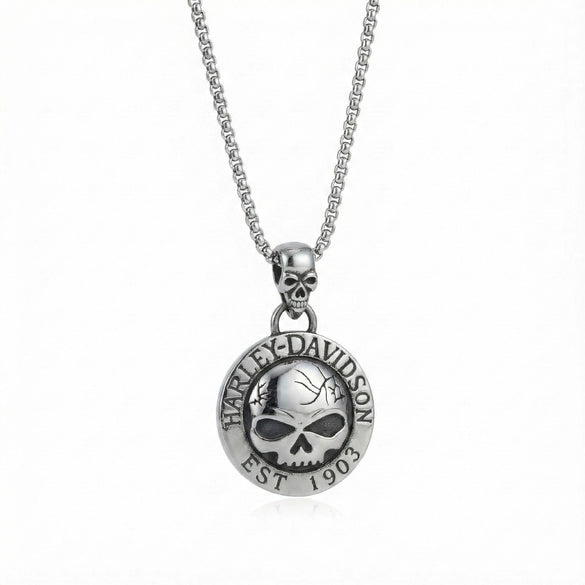 Wholesale Punk Titanium Steel Electroplated Skull And Cartoon Characters Accessories