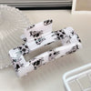 Wholesale Pvc Cartoon Animal Style Square Semiround Hollow Baking Paint Hair Gripper Clip Jewelry