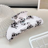Wholesale Pvc Cartoon Animal Style Square Semiround Hollow Baking Paint Hair Gripper Clip Jewelry