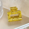 Wholesale Pvc Handmade Cartoon Animal Style Yellow Duck Hair Grab Clips For Women