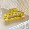 Wholesale Pvc Handmade Cartoon Animal Style Yellow Duck Hair Grab Clips For Women