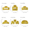 Wholesale Pvc Handmade Cartoon Animal Style Yellow Duck Hair Grab Clips For Women