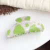 Wholesale Pvc Handmade Retro Zebra Pattern Hair Grab Clip For Women