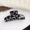 Wholesale Pvc Handmade Retro Zebra Pattern Hair Grab Clip For Women