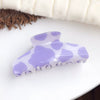 Wholesale Pvc Handmade Retro Zebra Pattern Hair Grab Clip For Women