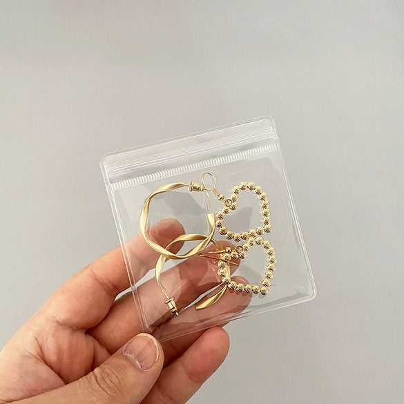 Wholesale Pvc Sealed Ziplock Bag For Jewelry Storage Like Bracelet And Earrings