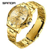 Wholesale Quartz Watch Alloy Alloy And Stainless Steel Material Round Shape Fashionable Men's Business Watch