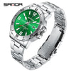 Wholesale Quartz Watch Alloy Alloy And Stainless Steel Material Round Shape Fashionable Men's Business Watch