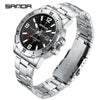 Wholesale Quartz Watch Alloy Alloy And Stainless Steel Material Round Shape Fashionable Men's Business Watch