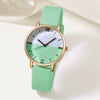 Wholesale Quartz Watch Alloy Case Silicone Strap Round Dial Leisure Style