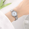 Wholesale Quartz Watch Alloy Case Stainless Steel Buckle Steel Strip Strap Round Dial Fresh Retro Style
