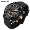 Wholesale Quartz Watch For Men Zinc Alloy Case Silicone Strap Round Dial Waterproof Fluorescent Business Style