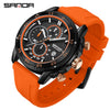 Wholesale Quartz Watch For Men Zinc Alloy Case Silicone Strap Round Dial Waterproof Fluorescent Business Style