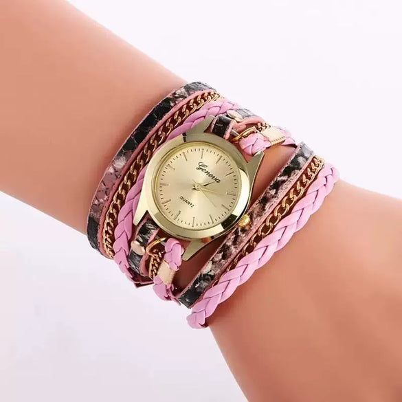 Wholesale Quartz Watch With Imitation Ceramic Alloy Case Imitation Leather Band Round Dial Roman Numeral Scale Suitable For Men
