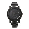 Wholesale Quartz Watch With Steel Strap Alloy Case Round Dial And Skull Design For Men