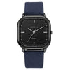 Wholesale Quartz Watches Alloy Case Imitation Leather Strap Square Dial Casual Style For Men