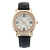 Wholesale Quartz Women's Watch Alloy Case Imitation Leather Strap Round Dial Leisure Style