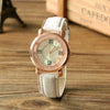 Wholesale Quartz Women's Watch Alloy Case Imitation Leather Strap Round Dial Leisure Style