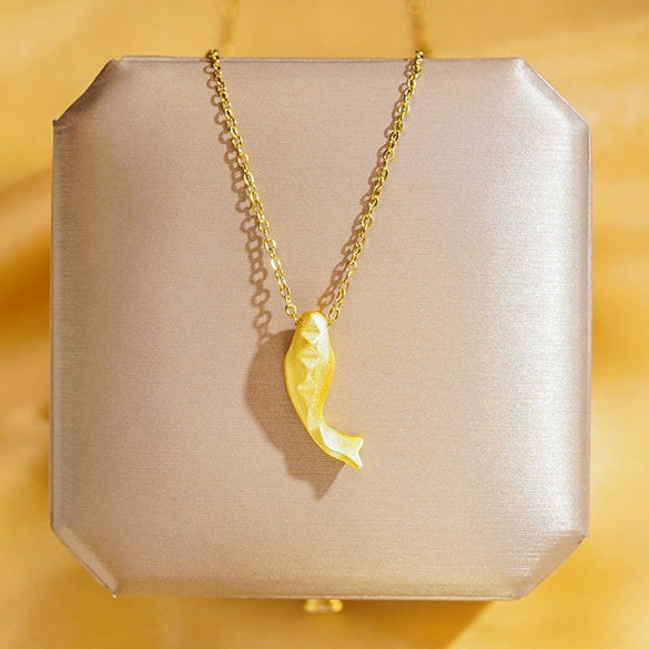 Wholesale Real Gold Electroplated Geometric Pattern Titanium Steel And Copper Necklace With Zircon And Pearl For Women Elegant Light Luxury Jewelry