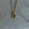 Wholesale Rectangular Stainless Steel And Titanium Steel Geometric Button With Gold Plated Treatment