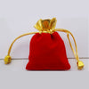 Wholesale Red Flannel Jewelry Bags For Packaging