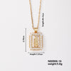 Wholesale Religious Accessories Necklace Copper Micropaved Zircon Cartoon Characters Pendant Electroplated