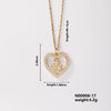 Wholesale Religious Accessories Necklace Copper Micropaved Zircon Cartoon Characters Pendant Electroplated