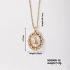 Wholesale Religious Accessories Necklace Copper Micropaved Zircon Cartoon Characters Pendant Electroplated
