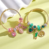 Wholesale Religious Butterfly Adjustable Bracelet With Rhinestones Zinc Alloy Electroplated Vintage Fashion Hand Jewelry