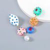 Wholesale Resin Acrylic Imitation Pearl Geometric Earrings For Women
