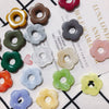Wholesale Resin And Plastic Flower Earrings Accessories With Environmental Protection Treatment For Diy Jewelry