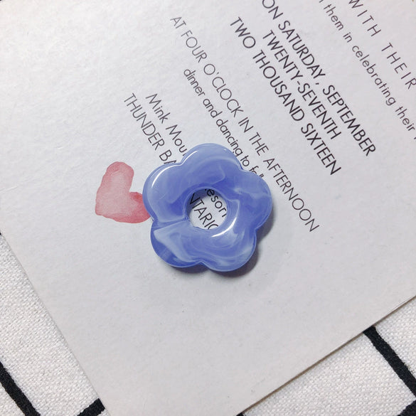 Wholesale Resin And Plastic Flower Earrings Accessories With Environmental Protection Treatment For Diy Jewelry