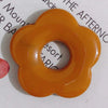 Wholesale Resin And Plastic Flower Earrings Accessories With Environmental Protection Treatment For Diy Jewelry