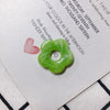 Wholesale Resin And Plastic Flower Earrings Accessories With Environmental Protection Treatment For Diy Jewelry