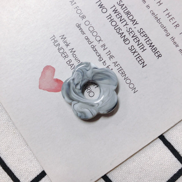 Wholesale Resin And Plastic Flower Earrings Accessories With Environmental Protection Treatment For Diy Jewelry