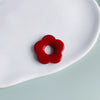 Wholesale Resin And Plastic Flower Earrings Accessories With Environmental Protection Treatment For Diy Jewelry