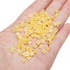 Wholesale Resin And Plastic Fourpetal Floret Loose Beads For Handmade Jewelry Accessories