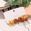 Wholesale Resin And Plastic Geometric Fashion Earrings Set With Epoxy Treatment